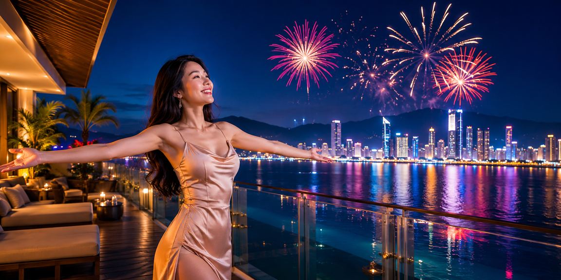 Người phụ nữ Việt Nam cầm điện thoại xem khuyến mãi casino trực tuyến với giao diện tiếng Việt